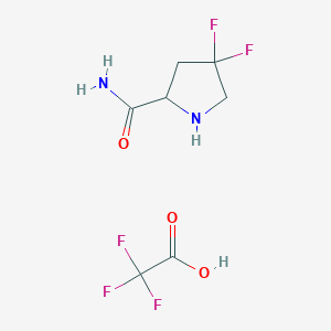 4,4-Difluoropyrrolidine-2-carboxamide;2,2,2-trifluoroacetic acid