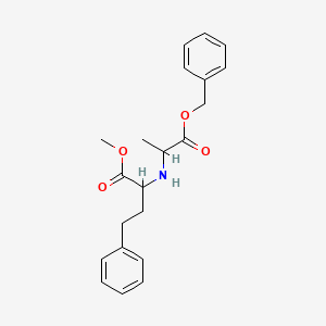 2-(((S)-1-(Benzyloxy)-1-oxopropan-2-yl)amino)-4-phenylbutanoicAcid(S)-MethylEster