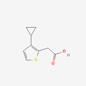 2-(3-Cyclopropylthiophen-2-yl)acetic acid