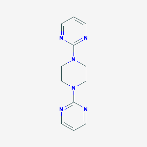 molecular formula C12H14N6 B122935 2-[4-(Pyrimidin-2-yl)pipérazin-1-yl]pyrimidine CAS No. 84746-24-7