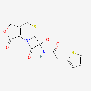 molecular formula C15H14N2O5S2 B12293518 DecarbamylcefoxitinLactone 