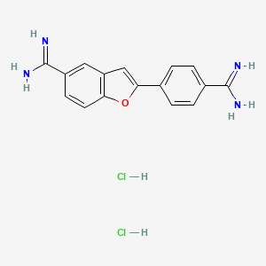 2-(4-Amidinophenyl)-5-benzofurancarboxamidine