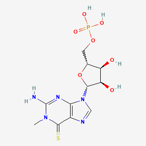 [(2R,3S,4R,5R)-5-(2-amino-1-methyl-6-sulfanylidenepurin-9-yl)-3,4-dihydroxyoxolan-2-yl]methyl dihydrogen phosphate
