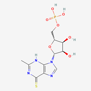molecular formula C11H15N4O7PS B1229361 MeSPuRMP CAS No. 7021-52-5