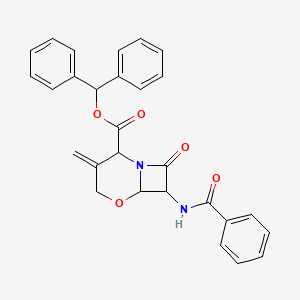 (6R,7S)-7-(Benzoylamino)-3-methylene-8-oxo-5-oxa-1-azabicyclo[4.2.0]octane-2-carboxylic Acid Diphenylmethyl Ester