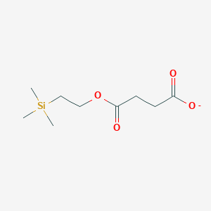 molecular formula C9H17O4Si- B12293625 Butanedioic acid, mono[2-(trimethylsilyl)ethyl] ester CAS No. 93790-78-4