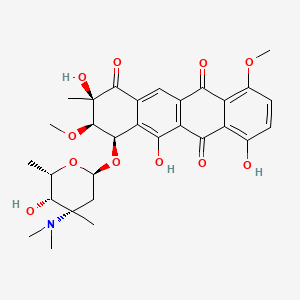 molecular formula C30H35NO11 B1229363 Nocardicyclin A CAS No. 199173-81-4