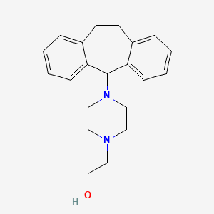 1-Piperazineethanol,4-(10,11-dihydro-5H-dibenzo[a,d]cyclohepten-5-yl)-a-[(5-quinolinyloxy)methyl]-, (aS)-