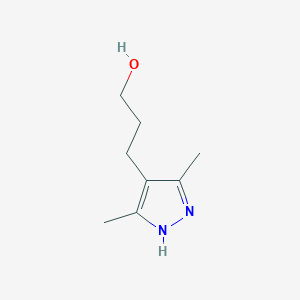 3-(3,5-Dimethyl-1H-pyrazol-4-yl)propan-1-ol