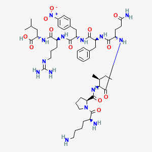 H-Lys-Pro-Ile-Gln-Phe-Phe(4-NO2)-Arg-Leu-OH