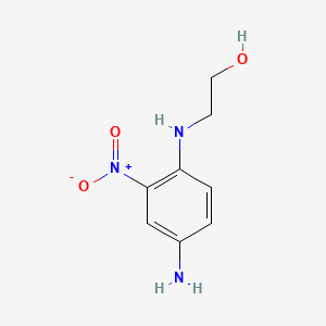molecular formula C8H11N3O3 B1229380 2-((4-氨基-2-硝基苯基)氨基)乙醇 CAS No. 2871-01-4