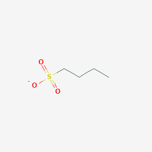 molecular formula C4H9O3S- B1229382 Butane-1-sulfonate 