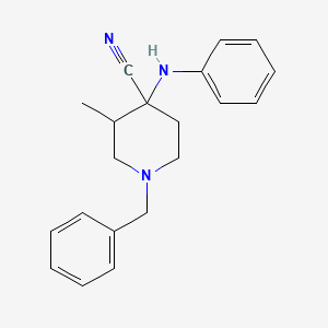 trans-(+)-3-Methyl-4-(phenylaMino)-1-(phenylMethyl)-4-piperidinecarbonitrile