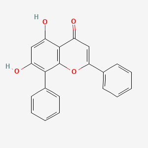 5,7-Dihydroxy-2,8-diphenyl-4H-1-benzopyran-4-one