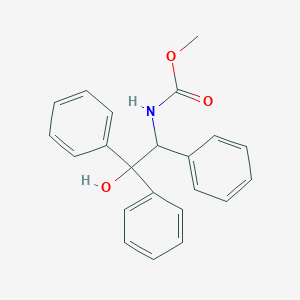 methyl N-(2-hydroxy-1,2,2-triphenylethyl)carbamate