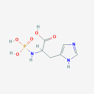 3-(1H-imidazol-5-yl)-2-(phosphonoamino)propanoic acid