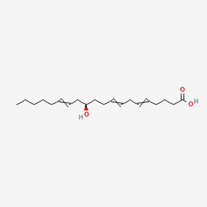 molecular formula C20H34O3 B1229419 12(r)-Hydroxy-5,8,14-eicosatrienoic acid 