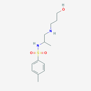 N-[1-(3-hydroxypropylamino)propan-2-yl]-4-methylbenzenesulfonamide