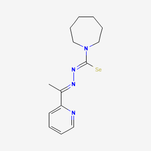 molecular formula C14H19N4Se B12294218 N'-(1-(2-Pyridinyl)ethylidene)-1-azepanecarboselenohydrazide CAS No. 79514-45-7