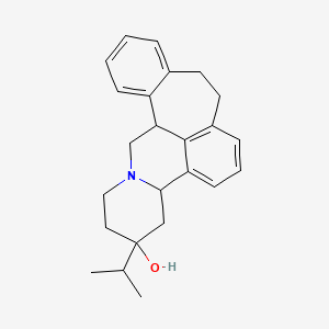 (+)-2,3,4,4abeta,8,9,13balpha,14-Octahydro-3alpha-isopropyl-1H-benzo(6,7)cyclohepta(1,2,3-de)pyrido(2,1-a)isochinolin-3-ol