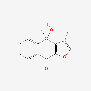 molecular formula C15H14O3 B1229424 钙卡诺醇 CAS No. 54707-45-8