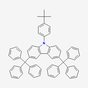 9-(4-Tert-butylphenyl)-3,6-ditrityl-9h-carbazole