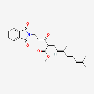 methyl (E)-2-(3-(1,3-dioxoisoindolin-2-yl)propanoyl)-5,9-dimethyldeca-4,8-dienoate