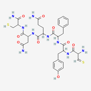 H-DL-Gly(thioformyl)(thioformyl)-DL-Tyr-DL-Phe-DL-Gln-DL-Asn-DL-Cys-NH2