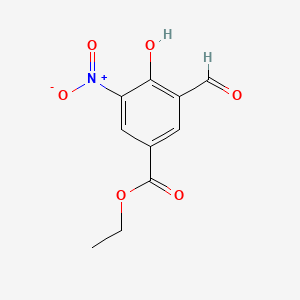 Ethyl 3-formyl-4-hydroxy-5-nitrobenzoate