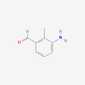 molecular formula C8H9NO B12294470 3-Amino-2-methylbenzaldehyde 