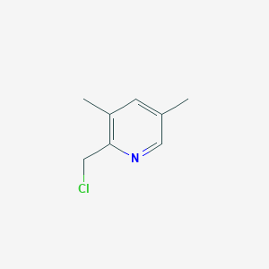 molecular formula C8H10ClN B122946 2-(氯甲基)-3,5-二甲基吡啶 CAS No. 153476-69-8