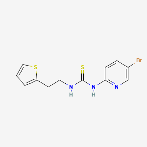 1-(5-Bromopyridin-2-yl)-3-(2-thiophen-2-ylethyl)thiourea