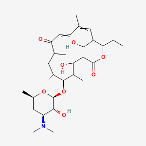 6-[(2S,3R,4S,6R)-4-(dimethylamino)-3-hydroxy-6-methyloxan-2-yl]oxy-16-ethyl-4-hydroxy-15-(hydroxymethyl)-5,7,9,13-tetramethyl-1-oxacyclohexadeca-11,13-diene-2,10-dione