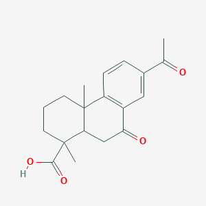 (1R,4aS,10aR)-7-Acetyl-1,2,3,4,4a,9,10,10a-octahydro-1,4a-dimethyl-9-oxo-1-phenanthrenecarboxylic acid