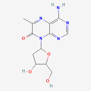 4-Amino-6-methyl-8-(2-deoxy-B-D-ribofuranosyl)-7(8H)-pteridone