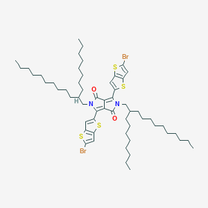 molecular formula C58H86Br2N2O2S4 B12294782 3,6-bis(5-bromothieno[3,2-b]thiophen-2-yl)-2,5-bis(2-octyldodecyl)pyrrolo[3,4-c]pyrrole-1,4(2H,5H)-dione 