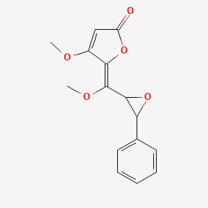 (5E)-4-methoxy-5-[methoxy-(3-phenyloxiran-2-yl)methylidene]furan-2-one