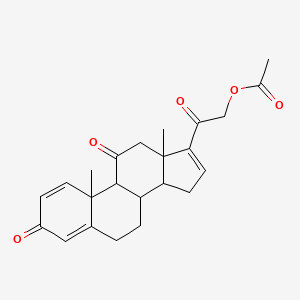 21-Hydroxy-pregna-1,4,16-triene-3,11,20-trione 21-Acetate