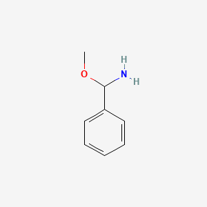 molecular formula C8H11NO B12294998 alpha-Methoxybenzylamine 