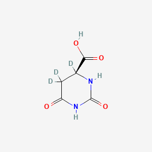 molecular formula C5H6N2O4 B12295020 L-Dihydroorotic Acid-D3 