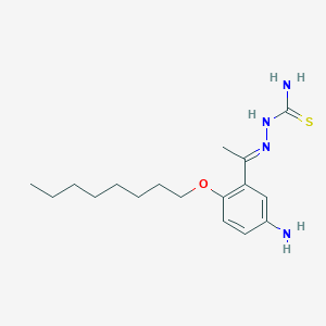 [(E)-1-(5-amino-2-octoxyphenyl)ethylideneamino]thiourea