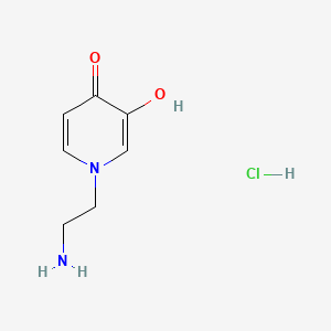 1-(2-aminoethyl)-3-hydroxypyridin-4-one;hydrochloride