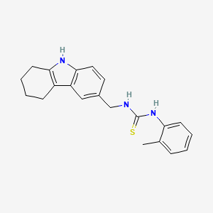 1-(2-methylphenyl)-3-(6,7,8,9-tetrahydro-5H-carbazol-3-ylmethyl)thiourea