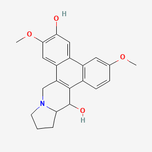 3,7-Dimethoxy-9,11,12,13,13a,14-hexahydrophenanthro[10,9-f]indolizine-6,14-diol