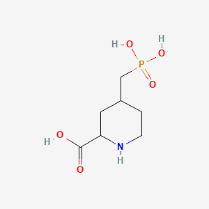 4-(Phosphonomethyl)piperidine-2-carboxylic acid