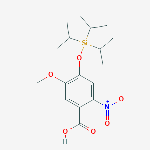 5-Methoxy-2-nitro-4-((triisopropylsilyl)oxy)benzoic acid