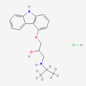 (+/-)-Carazolol-d7 HCl (iso-propyl-d7)