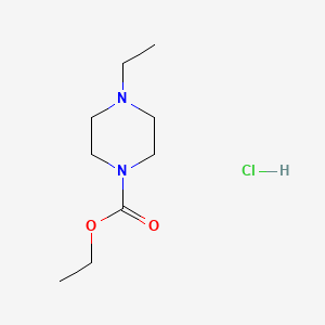 1-Piperazinecarboxylic acid, 4-ethyl-, ethyl ester, hydrochloride