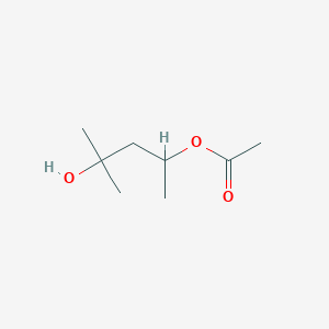 molecular formula C8H16O3 B12295365 4-Hydroxy-4-methylpentan-2-yl acetate 