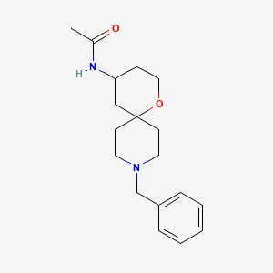 N-(9-benzyl-1-oxa-9-azaspiro[5.5]undecan-4-yl)acetamide